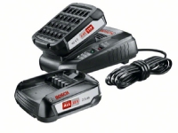 Bosch - Batterilader + batteri 2 x - Li-Ion - 2.5 Ah - 3 A