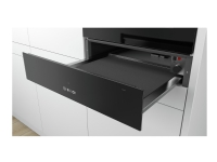 Bosch Serie 6 BIC510NB0 - Oppvarmingsskuff - innebygd - fordypning - bredde: 56 cm - dybde: 55 cm - høyde: 14 cm - vulkansvart