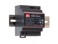 MEAN WELL HDR-100-24, 92 W, 85 - 264 V, Over-spenning (volt), Overbelastning, Kortslutning, UL60950-1, UL508, TUV EN61558-2-16, IEC60950-1 approved Design refer to EN50178, TUV EN60950-1,..., Rustfritt stål, -30 - 70 °C