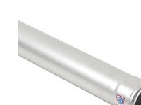 Blücher afl.rør 1 mf.75X750mm - m.O-ring. RF AISI 304.Alm RF stål