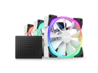 NZXT Aer RGB 2 Starter Kit - Kabinettvifte - 120 mm - matt hvit (en pakke 3)