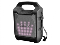 Denver TSP-205, 20 W, Håndholdt PA-system, Svart, LED, Ledning & Trådløs, AC, Batteri