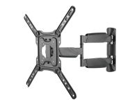 DELTACO Office ARM-0257 - Brakett - full-motion - for LCD-skjerm - plastikk, stål - finteksturert svart - skjermstørrelse: 23-55 - veggmonterbar