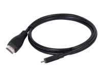 Club 3D CAC-1351 - HDMI-kabel - mikro-HDMI hann til HDMI hann - 1 m - 4K-støtte
