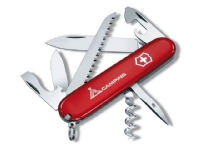 Victorinox Camper, Slip joint knife, Multi-tool knife, Cellidor, ABS syntetisk, Metallisk, Rød, 13 verktøy