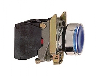 Schneider Electric XB4, Blå, 220-240 V, 50 - 60 Hz, 10 A, 30 mm, 101 mm