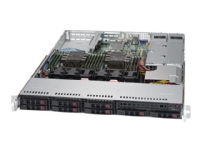 Supermicro SuperServer 1029P-WTR - Server - rackmonterbar - 1U - toveis - ingen CPU - RAM 0 GB - SATA - hot-swap 2.5 brønn(er) - uten HDD - AST2500 - GigE - monitor: ingen - svart
