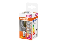 OSRAM LED STAR+ - LED-filamentlyspære - form: P45 - klar finish - E14 - 4 W (ekvivalent 40 W) - klasse E - kjølig hvitt / varmt hvitt lys - 2700/4000 K