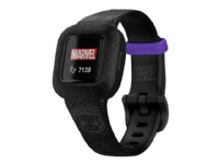 Garmin vivofit jr. 3 - Marvel Black Panther - aktivitetssporer med bånd - silikon - svart - håndleddstørrelse: 130-175 mm - Bluetooth - 25 g