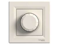 Schneider Rotary dimmer ASFORA with the function of a stair switch with cream backlight - EPH6500123
