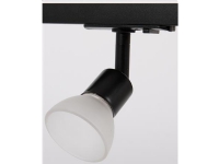 Vento Blow Glas Spot med GU10 og 1-Faset adapter i sort