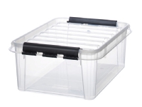 Plastkasse SmartStore™ Classic 24 24 ltr. med låg 50x39x18 cm - (7 stk.)